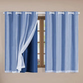 Foto de Cortina Blackout Charme - Azul vários tamanhos muito bonita